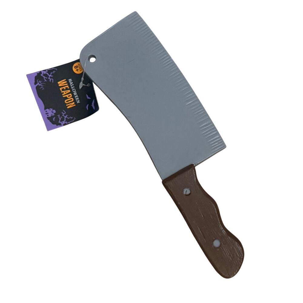 Halloween Weapon Fake Butcher Knife Costume Accessory Toy Prop NEW